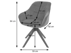 Chaise De Salle à Manger MCW-K28,tissu/textile Gris Clair -Meilleur Meubles Magasin chaise 24291329