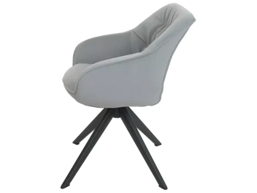 Chaise De Salle à Manger MCW-K28,tissu/textile Gris Clair -Meilleur Meubles Magasin chaise 24291333