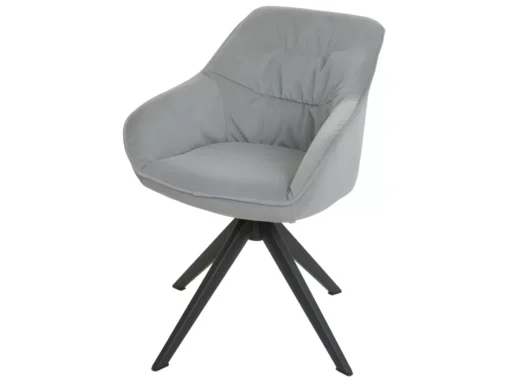 Chaise De Salle à Manger MCW-K28,tissu/textile Gris Clair -Meilleur Meubles Magasin chaise 24291335