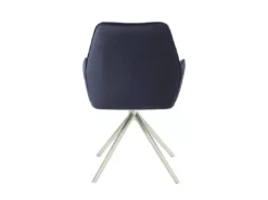 Chaise De Salle à Manger MCW-G67 (lot De 6),anthracite-bleu, Inox -Meilleur Meubles Magasin chaise 24291549