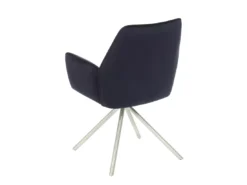 Chaise De Salle à Manger MCW-G67 (lot De 6),anthracite-bleu, Inox -Meilleur Meubles Magasin chaise 24291551