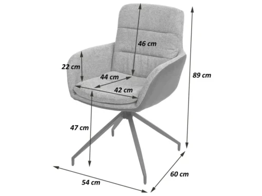 Chaise De Salle à Manger MCW-K32 (lot De 6),aspect Daim Brun -Meilleur Meubles Magasin chaise 24291587