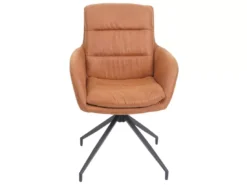 Chaise De Salle à Manger MCW-K32 (lot De 6),aspect Daim Brun -Meilleur Meubles Magasin chaise 24291589