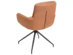 Chaise De Salle à Manger MCW-K32 (lot De 6),aspect Daim Brun -Meilleur Meubles Magasin chaise 24291593