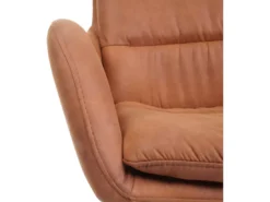 Chaise De Salle à Manger MCW-K32 (lot De 6),aspect Daim Brun -Meilleur Meubles Magasin chaise 24291597