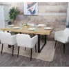 Chaise De Salle à Manger MCW-L13 (lot De 6),crème-blanc -Meilleur Meubles Magasin chaise 24291623