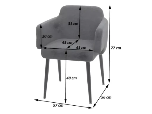 Chaise De Salle à Manger MCW-L13 (lot De 6),crème-blanc -Meilleur Meubles Magasin chaise 24291627