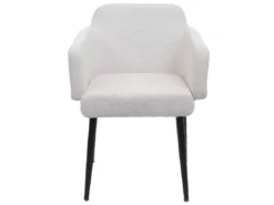 Chaise De Salle à Manger MCW-L13 (lot De 6),crème-blanc -Meilleur Meubles Magasin chaise 24291631