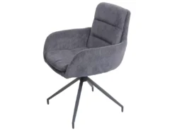 Chaise De Salle à Manger MCW-K32 (lot De 6),velours Côtelé Gris -Meilleur Meubles Magasin chaise 24291651