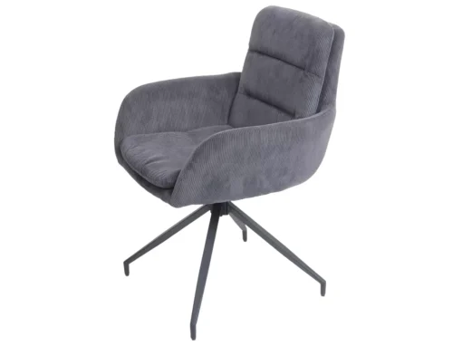 Chaise De Salle à Manger MCW-K32 (lot De 6),velours Côtelé Gris -Meilleur Meubles Magasin chaise 24291651
