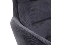 Chaise De Salle à Manger MCW-K32 (lot De 6),velours Côtelé Gris -Meilleur Meubles Magasin chaise 24291659