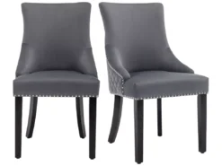 Chaise De Salle à Manger (chaise De Cuisine,lot De 2),gris -Meilleur Meubles Magasin chaise 24392339