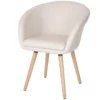 Chaise De Salle à Manger Vaasa T633,similicuir, Crème -Meilleur Meubles Magasin chaise 24422645