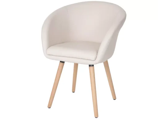 Chaise De Salle à Manger Vaasa T633,similicuir, Crème -Meilleur Meubles Magasin chaise 24422645