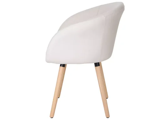 Chaise De Salle à Manger Vaasa T633,similicuir, Crème -Meilleur Meubles Magasin chaise 24422649