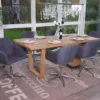 Chaise De Salle à Manger MCW-A74 (lot De 6),tissu, Gris -Meilleur Meubles Magasin chaise 24425207