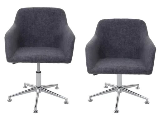 Chaise De Salle à Manger MCW-A74,tissu, Gris -Meilleur Meubles Magasin chaise 24425369