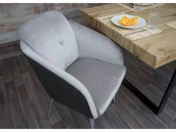 Chaise De Salle à Manger MCW-G48, Gris -Meilleur Meubles Magasin chaise 24425467