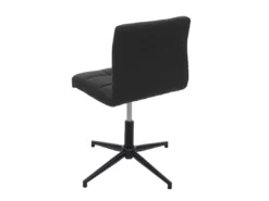 Chaise De Salle à Manger Cadiz II (lot De 6),tissu/textile Gris Foncé, Pied Noir -Meilleur Meubles Magasin chaise 24433953