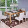 Chaise De Salle à Manger Littau Textil (lot De 6),tissu Avec écriture, Crème, Pieds Couleur Chaîne -Meilleur Meubles Magasin chaise 24434043
