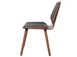 Chaise De Salle à Manger MCW-B16 (lot De 2),similicuir Noir -Meilleur Meubles Magasin chaise 24434093