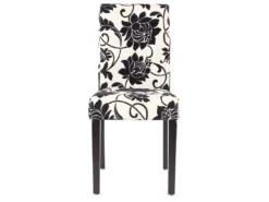 Chaise De Salle à Manger Littau (lot De 6),tissu Jacquard, Pieds Foncés -Meilleur Meubles Magasin chaise 24434665