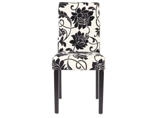 Chaise De Salle à Manger Littau (lot De 6),tissu Jacquard, Pieds Foncés -Meilleur Meubles Magasin chaise 24434665
