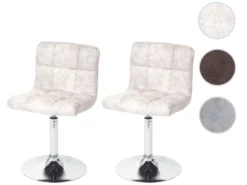 Chaise De Salle à MangerCadiz (lot De 2),vintage Gris Clair -Meilleur Meubles Magasin chaise 24434727
