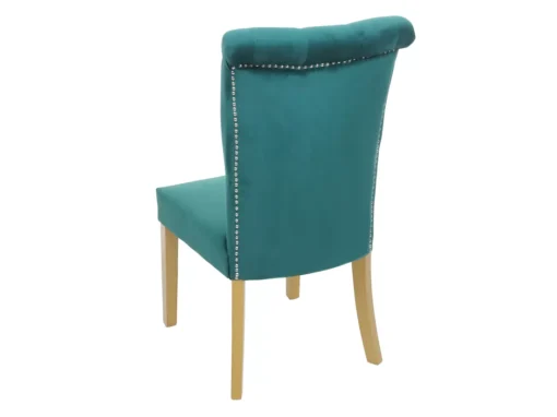 Chaise De Salle à Manger MCW-D22 (lot De 2),vert Foncé, Pieds Dorés -Meilleur Meubles Magasin chaise 24434819