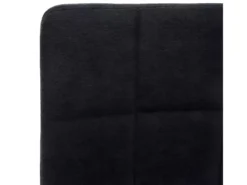 Chaise De Salle à Manger Cadiz II (lot De 2),tissu/textile Gris Foncé, Pied Noir -Meilleur Meubles Magasin chaise 24435185