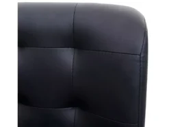 Chaise De Salle à Manger MCW-H42,similicuir Noir, Pied Chromé -Meilleur Meubles Magasin chaise 24435461