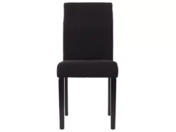 Chaise De Salle à Manger Littau (lot De 6),tissu Noir, Pieds Foncés -Meilleur Meubles Magasin chaise 24435543