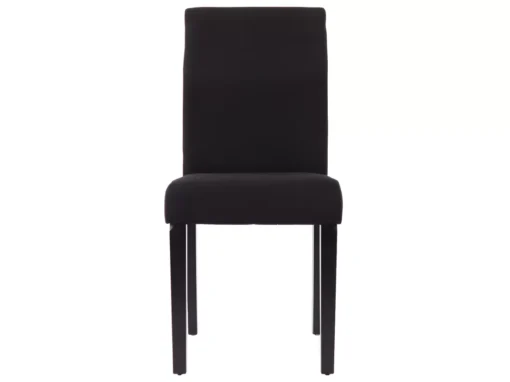 Chaise De Salle à Manger Littau (lot De 6),tissu Noir, Pieds Foncés -Meilleur Meubles Magasin chaise 24435543