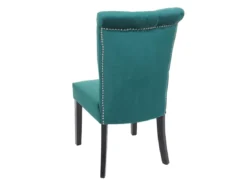 Chaise De Salle à Manger MCW-D22 (lot De 2),vert Foncé, Pieds Noirs -Meilleur Meubles Magasin chaise 24435753