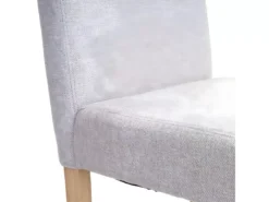 Chaise De Salle à Manger Littau (lot De 6),textile, Crème-beige, Pieds Clairs -Meilleur Meubles Magasin chaise 24435873