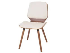 Chaise De Salle à Manger MCW-B16 (lot De 2),similicuir Crème -Meilleur Meubles Magasin chaise 24436029