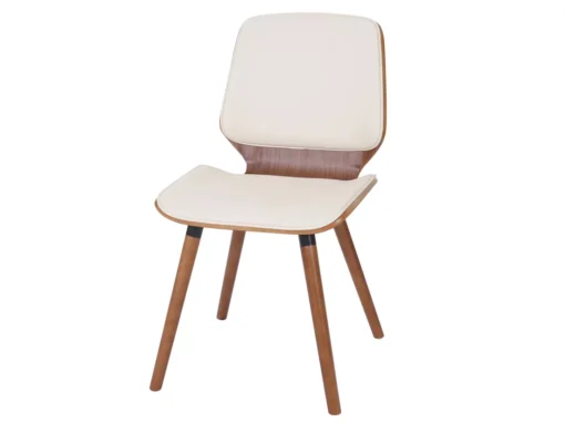 Chaise De Salle à Manger MCW-B16 (lot De 2),similicuir Crème -Meilleur Meubles Magasin chaise 24436029