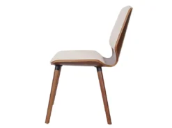 Chaise De Salle à Manger MCW-B16 (lot De 2),similicuir Crème -Meilleur Meubles Magasin chaise 24436033