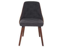 Chaise De Salle à Manger MCW-A75 (lot De 2),tissu, Gris -Meilleur Meubles Magasin chaise 24436557