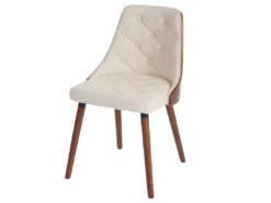 Chaise De Salle à Manger MCW-A75 (lot De 2),similicuir, Crème -Meilleur Meubles Magasin chaise 24436649
