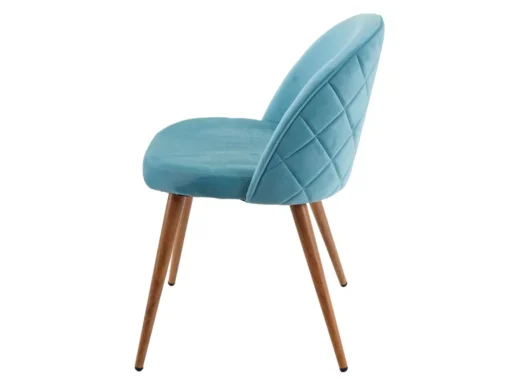Chaise De Salle à Manger MCW-D53 (lot De 4),bleu Turquoise -Meilleur Meubles Magasin chaise 24436747