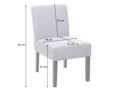 Chaise De Salle à Manger MCW-F61 (lot De 2),vert -Meilleur Meubles Magasin chaise 24458731