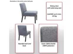 Chaise De Salle à Manger MCW-F61 (lot De 2),vert -Meilleur Meubles Magasin chaise 24458745