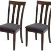 Chaise De Salle à Manger MCW-G46 (lot De 2),cadre Foncé, Gris Foncé -Meilleur Meubles Magasin chaise 24458919