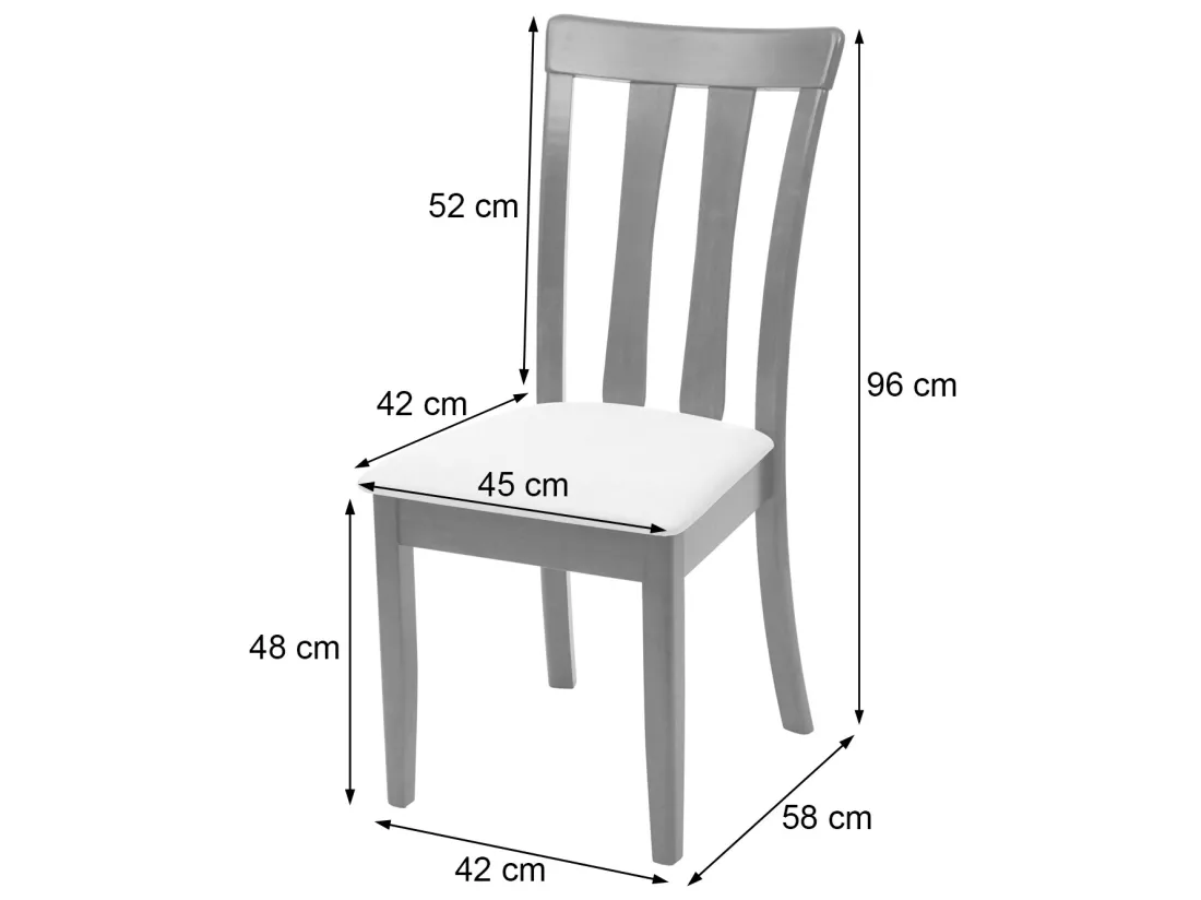 Chaise De Salle à Manger MCW-G46 (lot De 2),cadre Foncé, Gris Foncé 4 Chaise De Salle à Manger MCW-G46 (lot De 2),cadre Foncé, Gris Foncé – Image 2