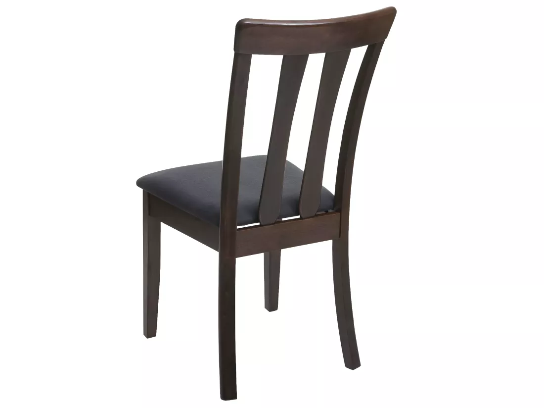 Chaise De Salle à Manger MCW-G46 (lot De 2),cadre Foncé, Gris Foncé 5 Chaise De Salle à Manger MCW-G46 (lot De 2),cadre Foncé, Gris Foncé – Image 3