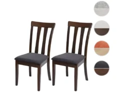 Chaise De Salle à Manger MCW-G46 (lot De 2),cadre Foncé, Gris Foncé 19 Chaise De Salle à Manger MCW-G46 (lot De 2),cadre Foncé, Gris Foncé -Meilleur Meubles Magasin chaise 24458933