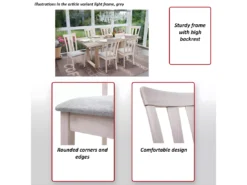 Chaise De Salle à Manger MCW-G46 (lot De 2),cadre Foncé, Gris Foncé 21 Chaise De Salle à Manger MCW-G46 (lot De 2),cadre Foncé, Gris Foncé -Meilleur Meubles Magasin chaise 24458937