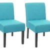 Chaise De Salle à Manger MCW-F61 (lot De 2),pétrole -Meilleur Meubles Magasin chaise 24459009