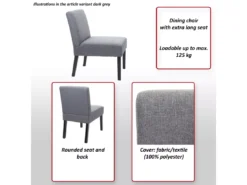 Chaise De Salle à Manger MCW-F61 (lot De 2),pétrole -Meilleur Meubles Magasin chaise 24459025